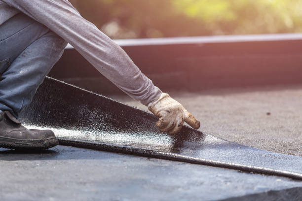 Professional Waterproofing technician working in Danville, IL